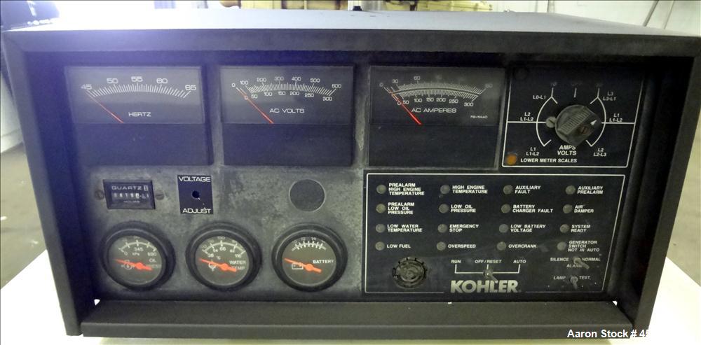 Used Kohler 60 kW natural gas generator, model 60RZ272. Ford LSG-875 engine.