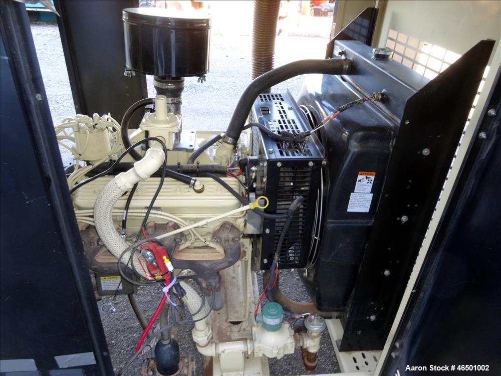 Used Kohler 57 kW  natural gas generator, model 60RZG. GM 5.7L engine.