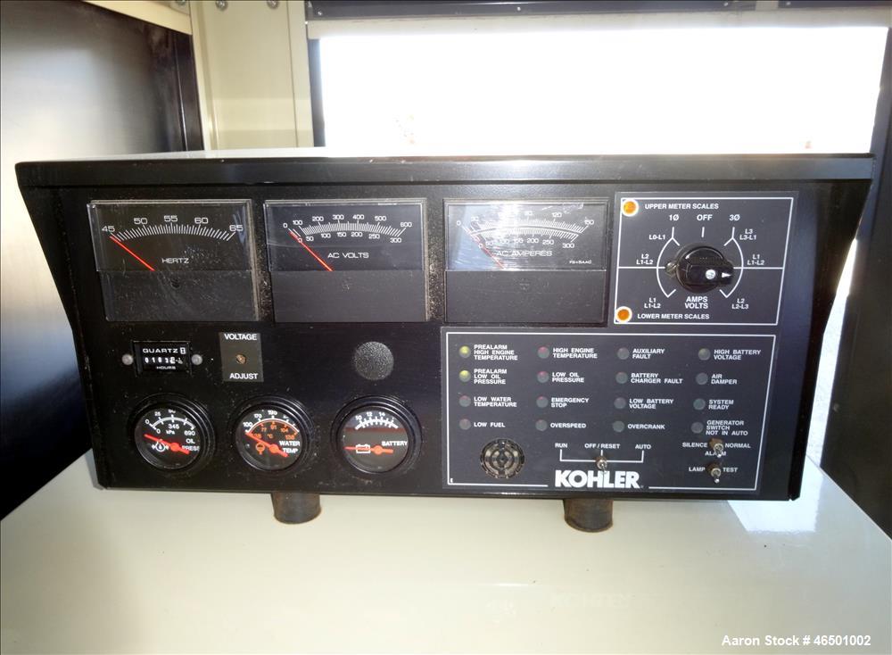 Used Kohler 57 kW  natural gas generator, model 60RZG. GM 5.7L engine.