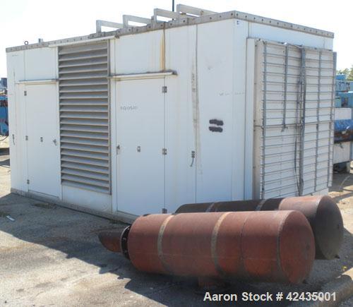 Used Kohler 750 kW Diesel Generator Set. Kohler model 750R0ZD, serial #386319. Detroit Diesel 16V-92TA engine rated 1170 hp @ 1800 rpm. 3/60/277-480V. 800 Amp and 225 Amp circuit breaker, battery cha...