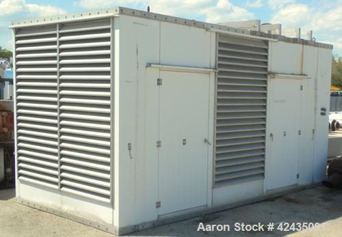 Used Kohler 750 kW Diesel Generator Set. Kohler model 750R0ZD, serial #386319. Detroit Diesel 16V-92TA engine rated 1170 hp @ 1800 rpm. 3/60/277-480V. 800 Amp and 225 Amp circuit breaker, battery cha...