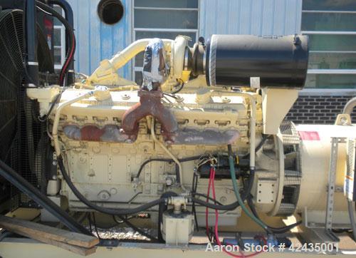 Used Kohler 750 kW Diesel Generator Set. Kohler model 750R0ZD, serial #386319. Detroit Diesel 16V-92TA engine rated 1170 hp @ 1800 rpm. 3/60/277-480V. 800 Amp and 225 Amp circuit breaker, battery cha...