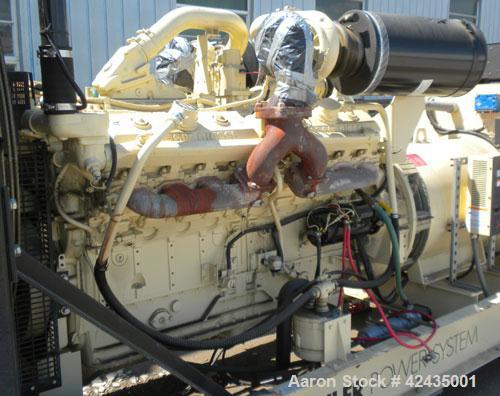 Used Kohler 750 kW Diesel Generator Set. Kohler model 750R0ZD, serial #386319. Detroit Diesel 16V-92TA engine rated 1170 hp @ 1800 rpm. 3/60/277-480V. 800 Amp and 225 Amp circuit breaker, battery cha...