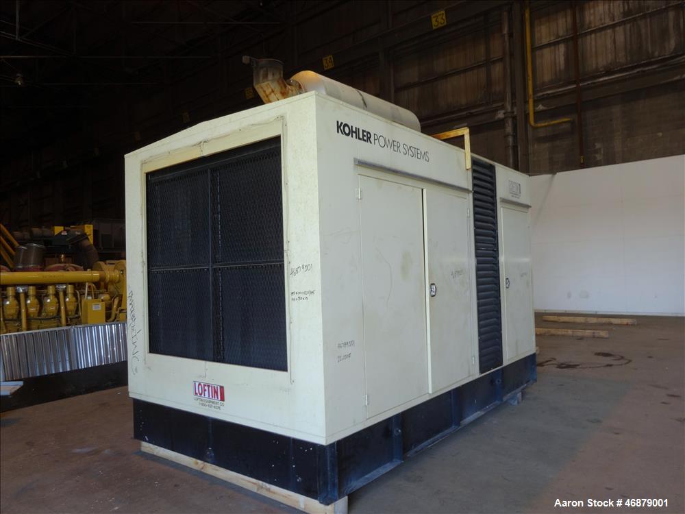 Used- Kohler 750 kW diesel generator set.
Detroit Diesel / MTU 12V2000 G81