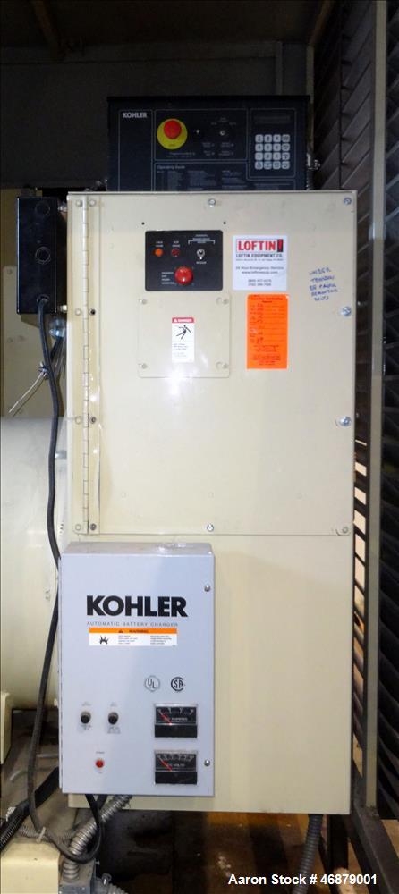 Used Kohler 750 kW diesel generator set.
Detroit Diesel / MTU 12V2000 G81