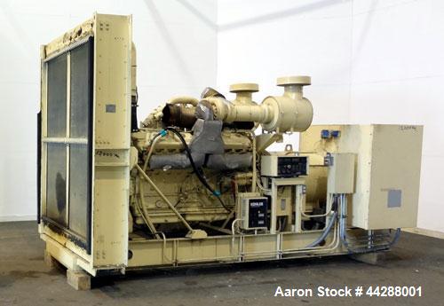Used Kohler 800 kW diesel generator, model 800ROZD71. Detroit Diesel 16V-92TA e