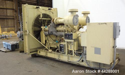 Used Kohler 800 kW diesel generator, model 800ROZD71. Detroit Diesel 16V-92TA e