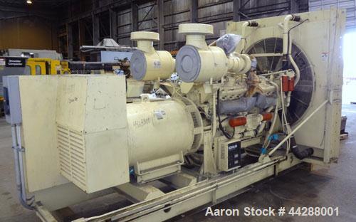 Used Kohler 800 kW diesel generator, model 800ROZD71. Detroit Diesel 16V-92TA e
