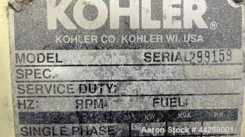 Used Kohler 800 kW diesel generator, model 800ROZD71. Detroit Diesel 16V-92TA e
