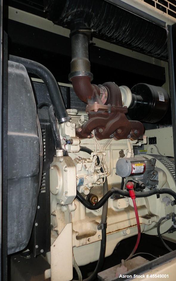 Used John Deere / Kohler 61 kW diesel generator, model 60REOZJB. John Deere 404