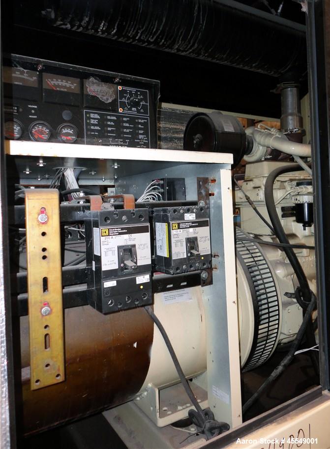 Used John Deere / Kohler 61 kW diesel generator, model 60REOZJB. John Deere 404