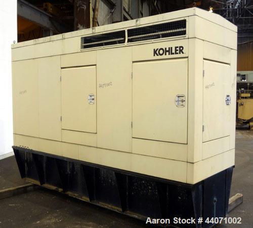 Used John Deere/Kohler 81 kW Standby Diesel Generator Set, Model 80ROZJ