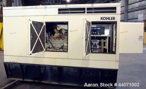 Used John Deere/Kohler 81 kW Standby Diesel Generator Set, Model 80ROZJ