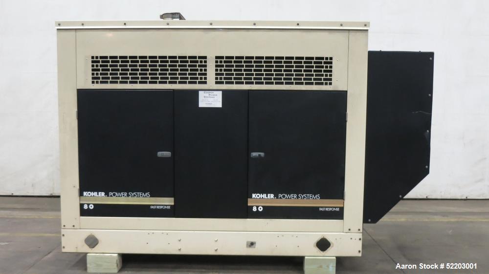 Kohler 80 kW standby Natural Gas Generator Set