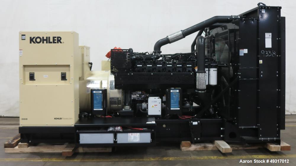 Unused -Kohler 1000 kW Standby (900 kW Prime) Diesel Generator Set