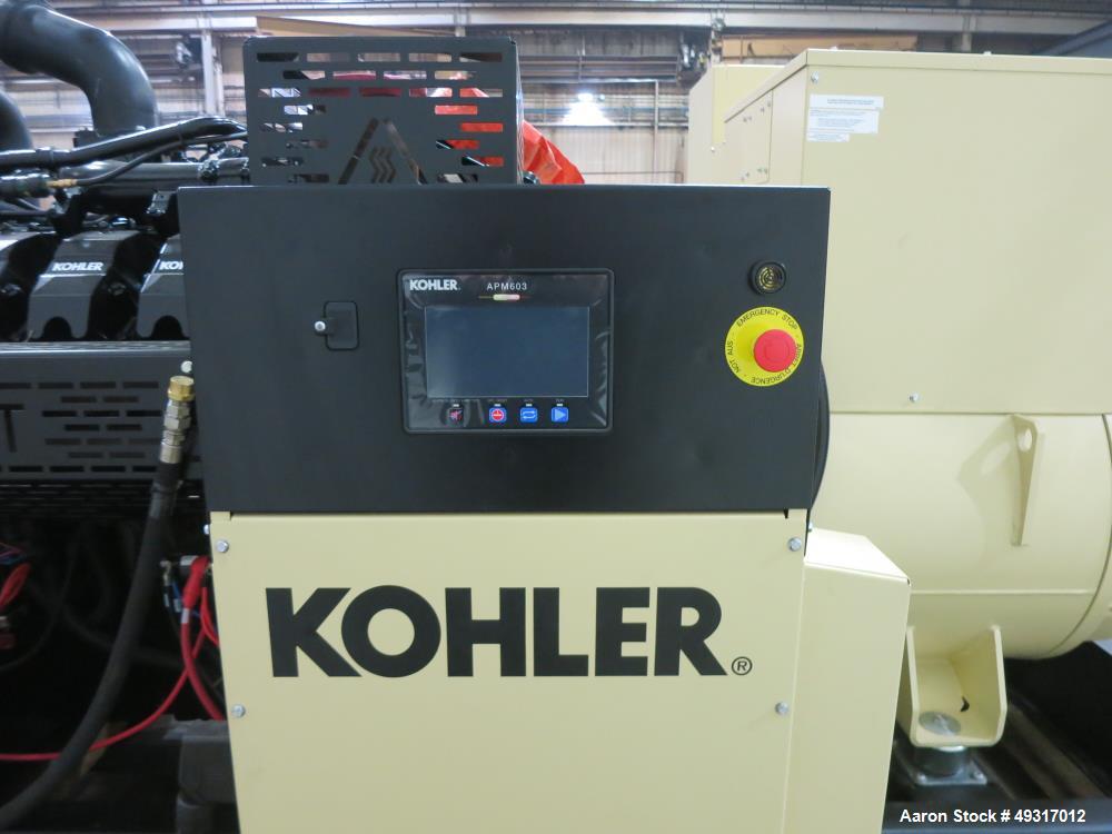 Unused -Kohler 1000 kW Standby (900 kW Prime) Diesel Generator Set