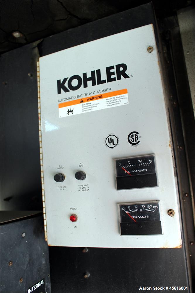 Used 180 kW Kohler Generator, Model KOHU180KWA