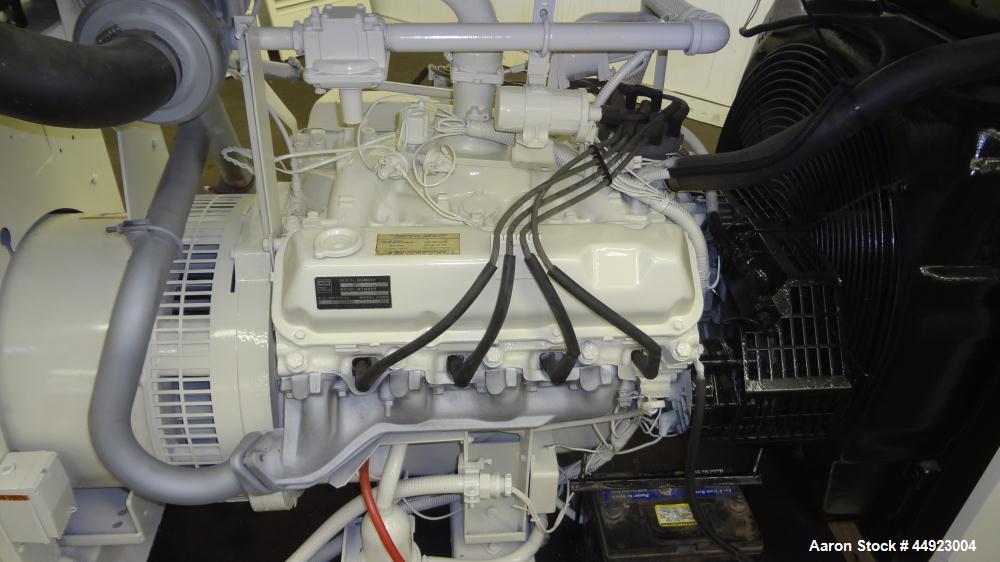 Used Kohler 70kW Standby Natural Gas Generator Set.  Ford model LSC-8751-6005-A engine, serial #22175 F-07-RA. 3/60/240V reconnectable to other voltages.  Weather enclosure.  1393 Hours.  Passed load...
