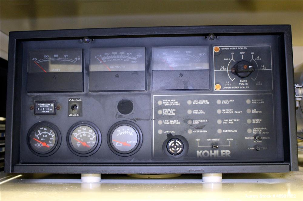 Used Kohler 100 kW natural gas generator. Ford LSG-875 engine.