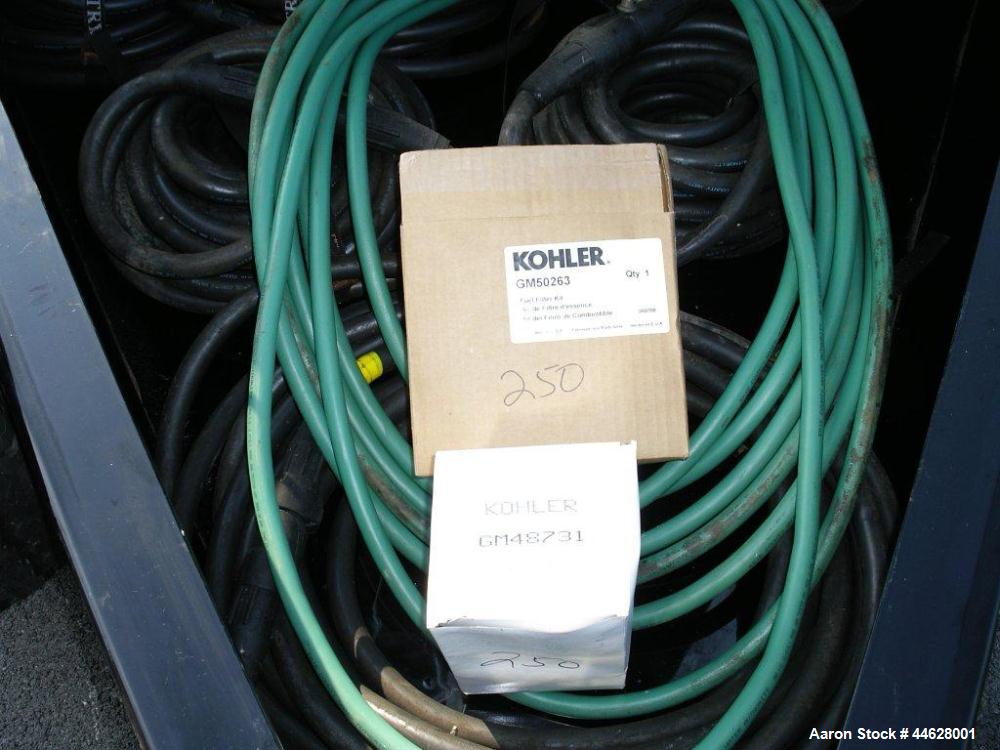 Used Kohler 250 kW Trailer Mounted Generator.  3 Phase, 277/480, 383 amps, John Deere 9 liter turbocharged diesel, (10) 4/0 x 50' copper leads with cam lock ends, (1) ground cable with clamp style en...