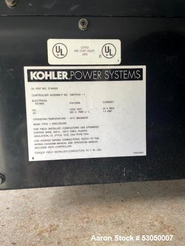 Kohler 80KW Generator