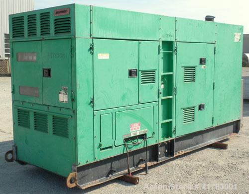 Used MQ Power / Multiquip Whisperwatt 352 kW Standby /320 kW Prime Rated Diesel Generator Set. Whisperwatt model DCA-400SSK, SN-3703872. Komatsu model SA6D14OE-2, SN-28527, 6 cylinder 4 cycle, 478 hp...