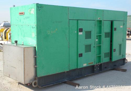 Used MQ Power / Multiquip Whisperwatt 352 kW Standby /320 kW Prime Rated Diesel Generator Set. Whisperwatt model DCA-400SSK, SN-3703872. Komatsu model SA6D14OE-2, SN-28527, 6 cylinder 4 cycle, 478 hp...