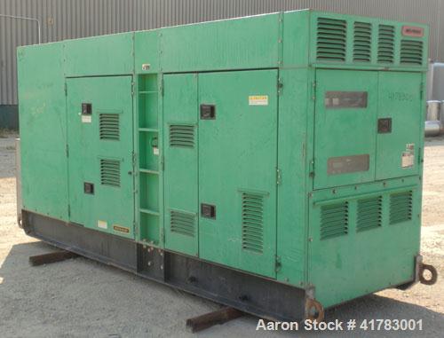 Used MQ Power / Multiquip Whisperwatt 352 kW Standby /320 kW Prime Rated Diesel Generator Set. Whisperwatt model DCA-400SSK, SN-3703872. Komatsu model SA6D14OE-2, SN-28527, 6 cylinder 4 cycle, 478 hp...