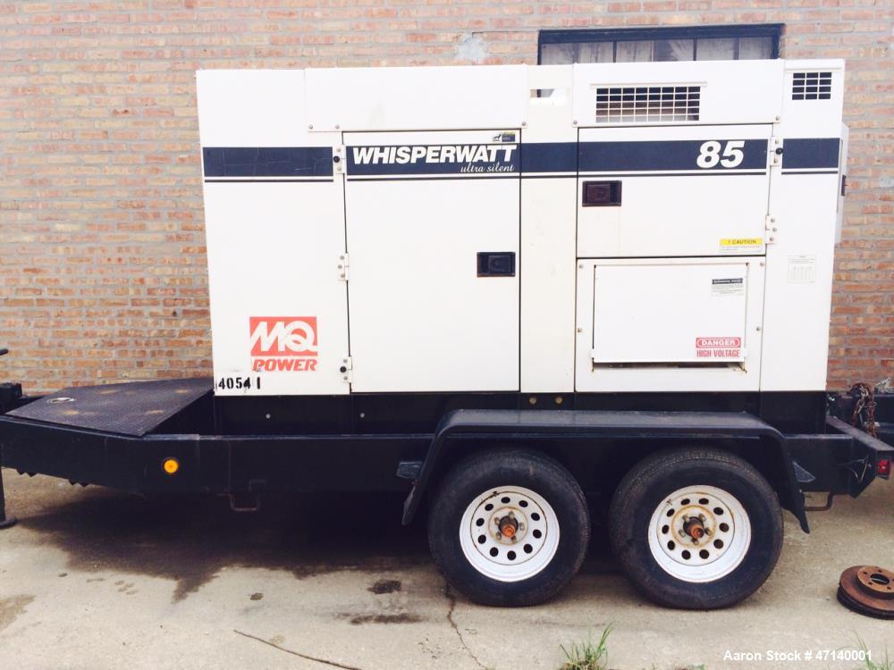 Used Multiquip MQ Power WhisperWatt DCA-85USJ 75kW standby portable generator