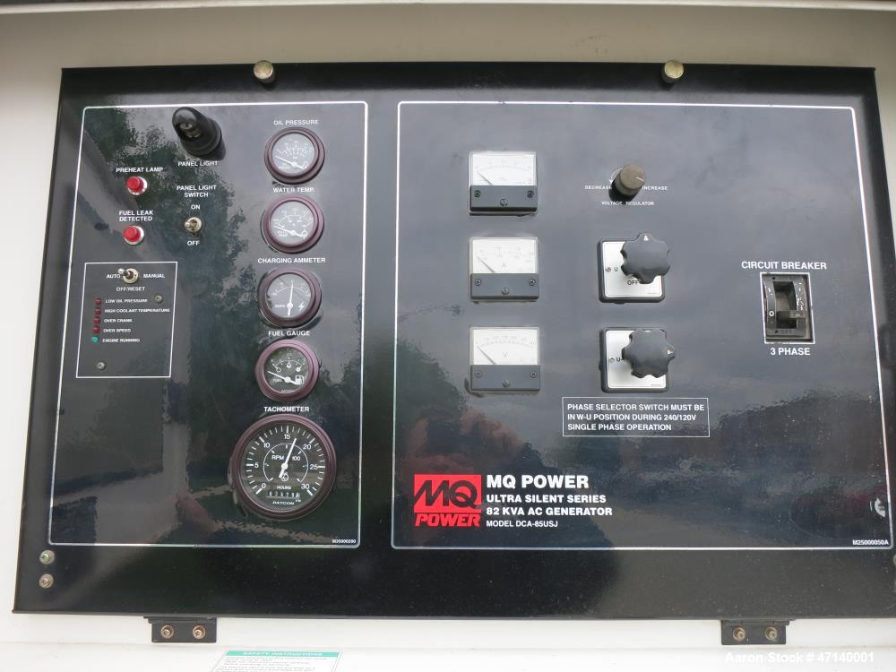 Used Multiquip MQ Power WhisperWatt DCA-85USJ 75kW standby portable generator
