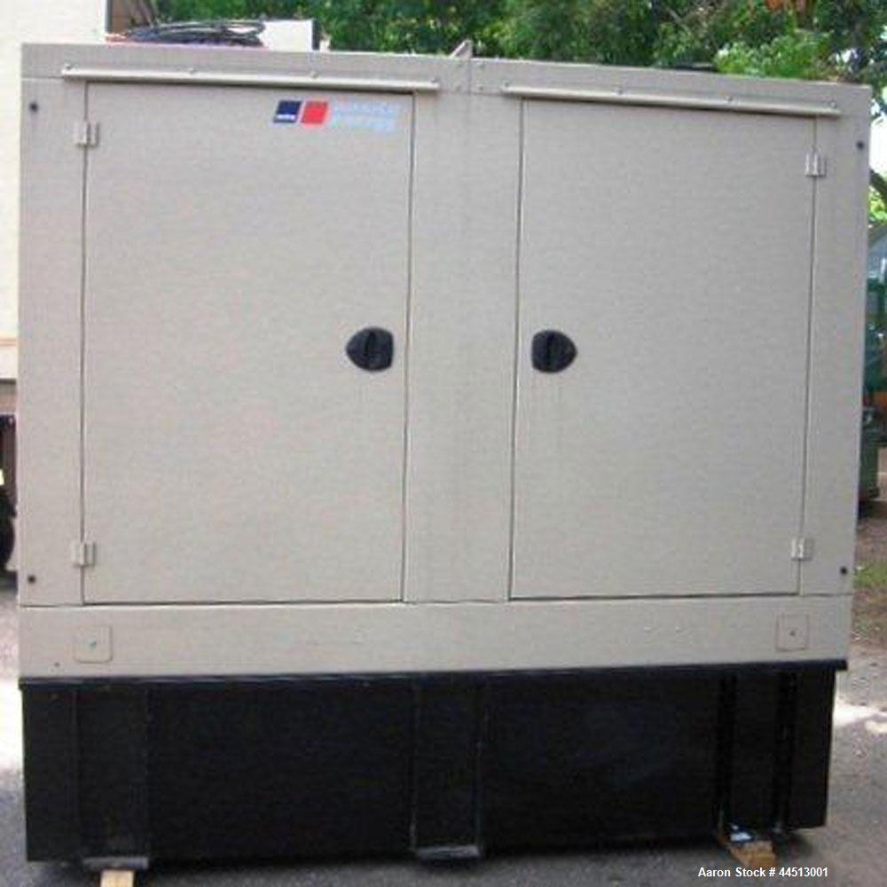 Used MTU 100 kW Standby Diesel Generator Set, Model 100-JS6DT3, SN-308219-1-1-0409.  John Deere Model 4045-HF285-HF285 engine rated 158 HP @ 1800 rpm, EPA tier 3 certified. 3/60/277/480V.  225 Amp ma...