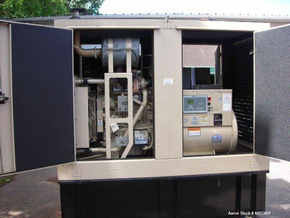 Used MTU 100 kW Standby Diesel Generator Set, Model 100-JS6DT3, SN-308219-1-1-0409.  John Deere Model 4045-HF285-HF285 engine rated 158 HP @ 1800 rpm, EPA tier 3 certified. 3/60/277/480V.  225 Amp ma...