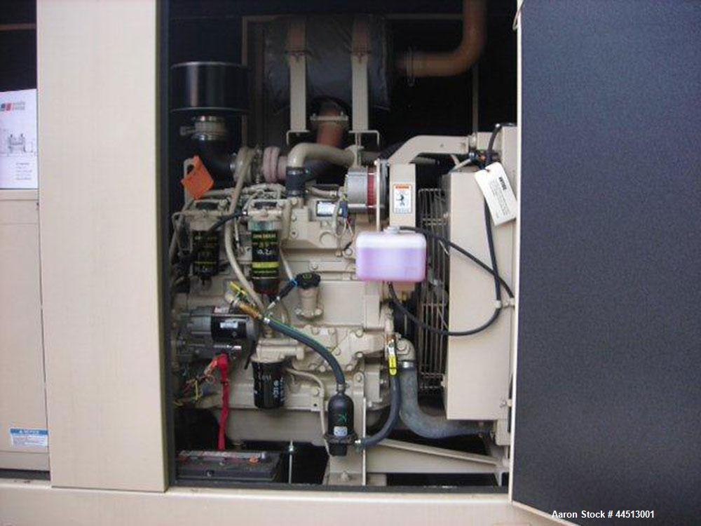 Used MTU 100 kW Standby Diesel Generator Set, Model 100-JS6DT3, SN-308219-1-1-0409.  John Deere Model 4045-HF285-HF285 engine rated 158 HP @ 1800 rpm, EPA tier 3 certified. 3/60/277/480V.  225 Amp ma...