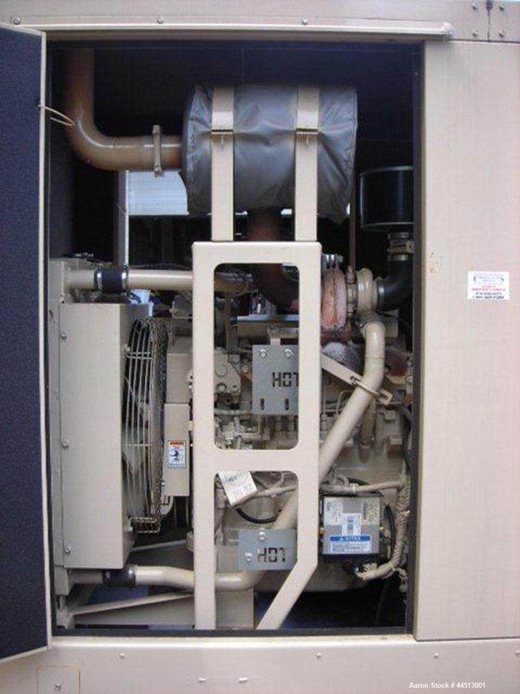 Used MTU 100 kW Standby Diesel Generator Set, Model 100-JS6DT3, SN-308219-1-1-0409.  John Deere Model 4045-HF285-HF285 engine rated 158 HP @ 1800 rpm, EPA tier 3 certified. 3/60/277/480V.  225 Amp ma...