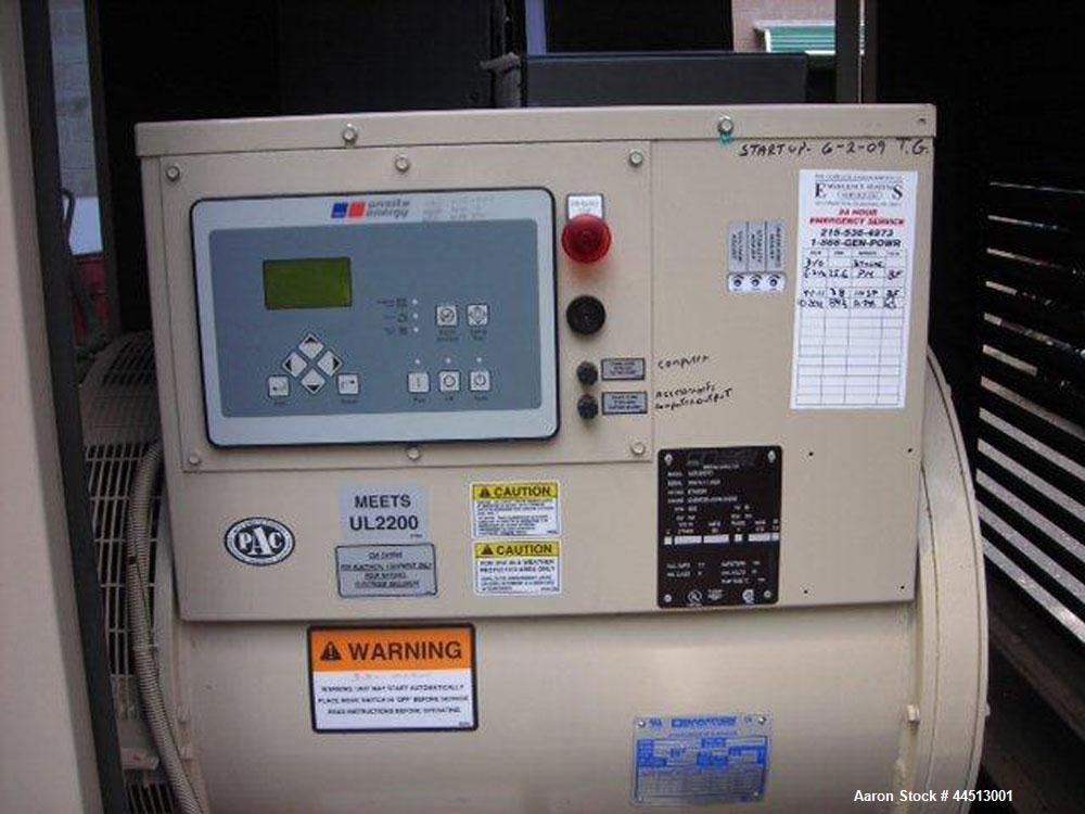 Used MTU 100 kW Standby Diesel Generator Set, Model 100-JS6DT3, SN-308219-1-1-0409.  John Deere Model 4045-HF285-HF285 engine rated 158 HP @ 1800 rpm, EPA tier 3 certified. 3/60/277/480V.  225 Amp ma...