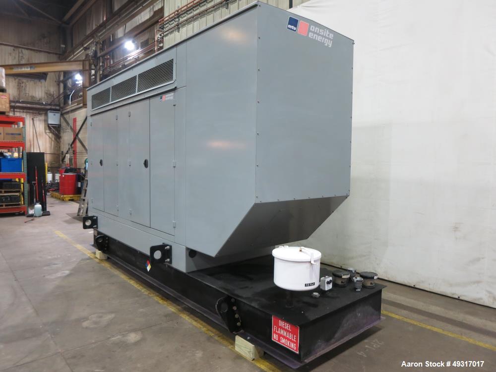 Used-MTU 250 kW Standby (230 kW Prime) Diesel Generator Set