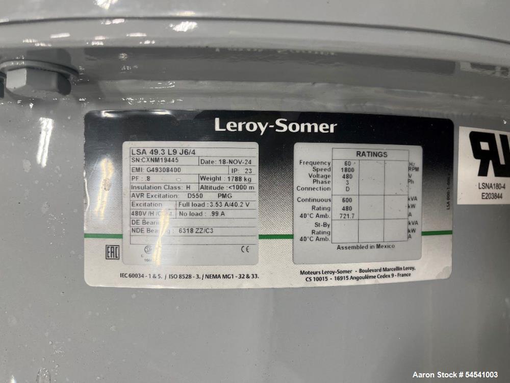 900 kW MTU Generator Set with Paralleling Controls & UL2200 Certification