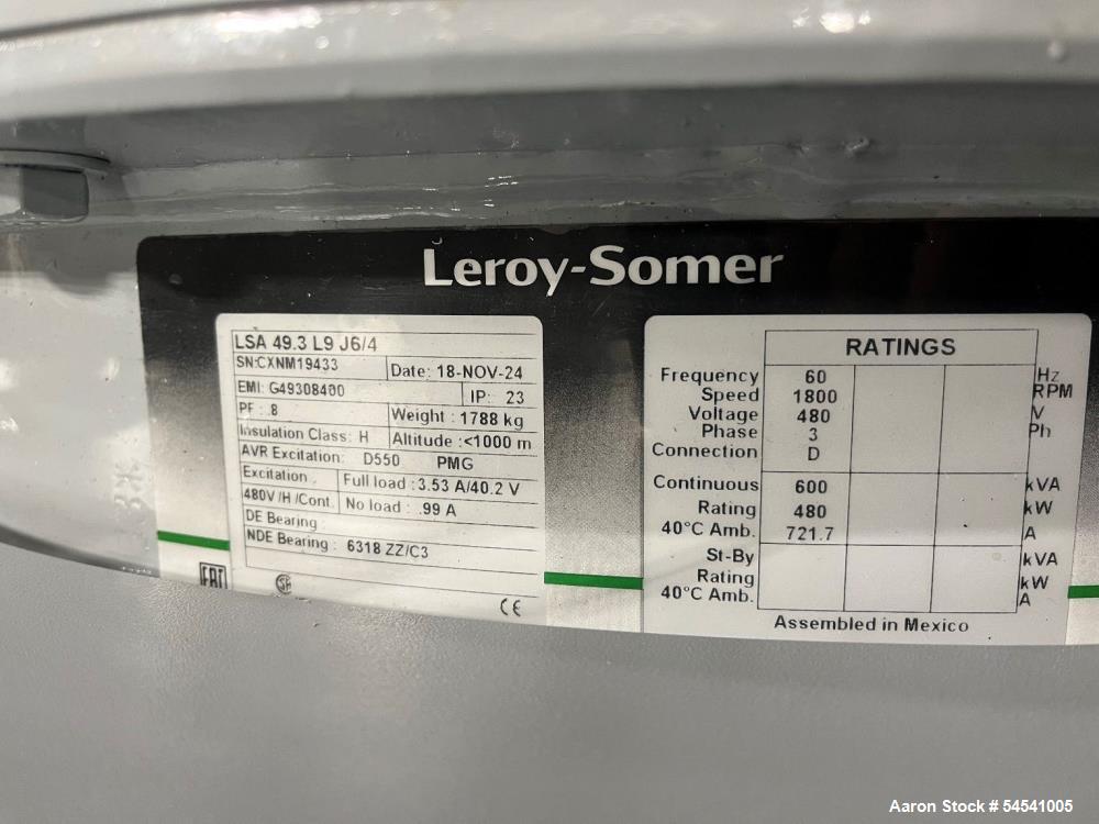 MTU DS900 900 kW Industrial Backup Generator with 24-Hour Fuel Tank – Built 2024