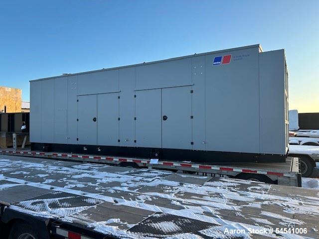 Unused 900 kW MTU Diesel Generator with Sound Attenuated Enclosure & Digital Controls