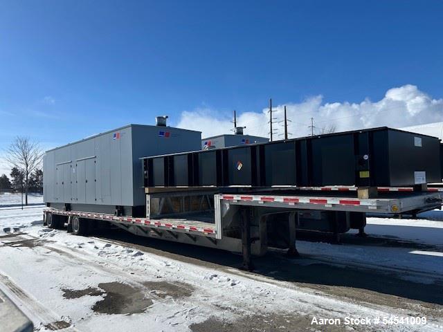 Unused MTU Rolls-Royce DS900 900 kW Emergency Standby Diesel Generator with 1,515 Gallon Fuel Tank