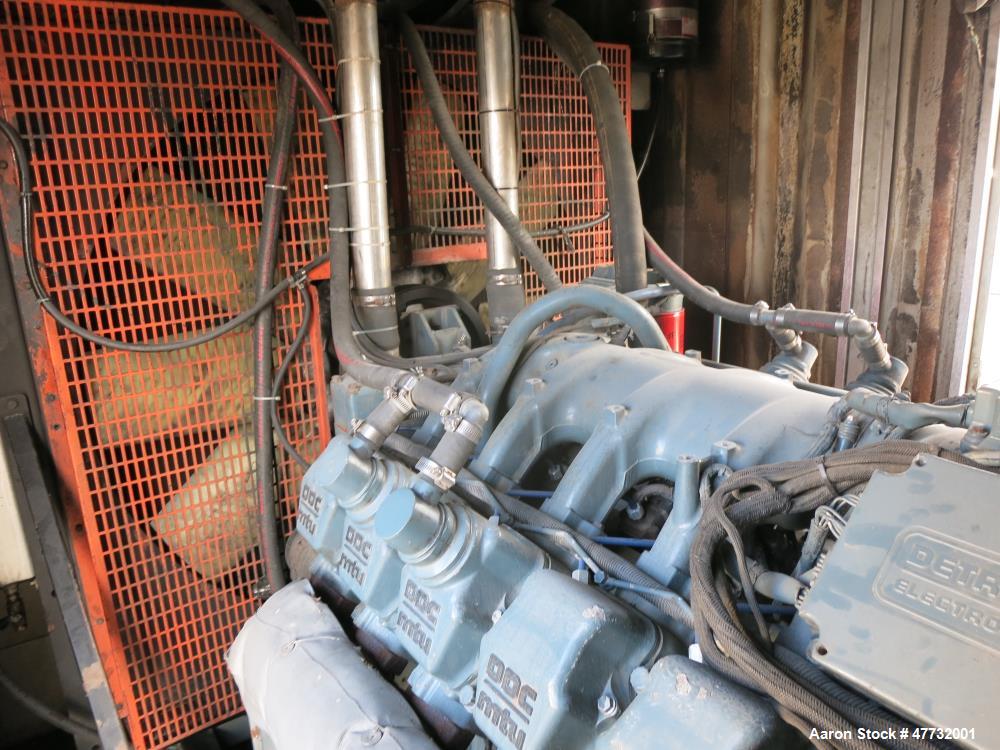 Used Detroit Diesel / MTU 1000 kW portable / trailered rental grade  gen set.