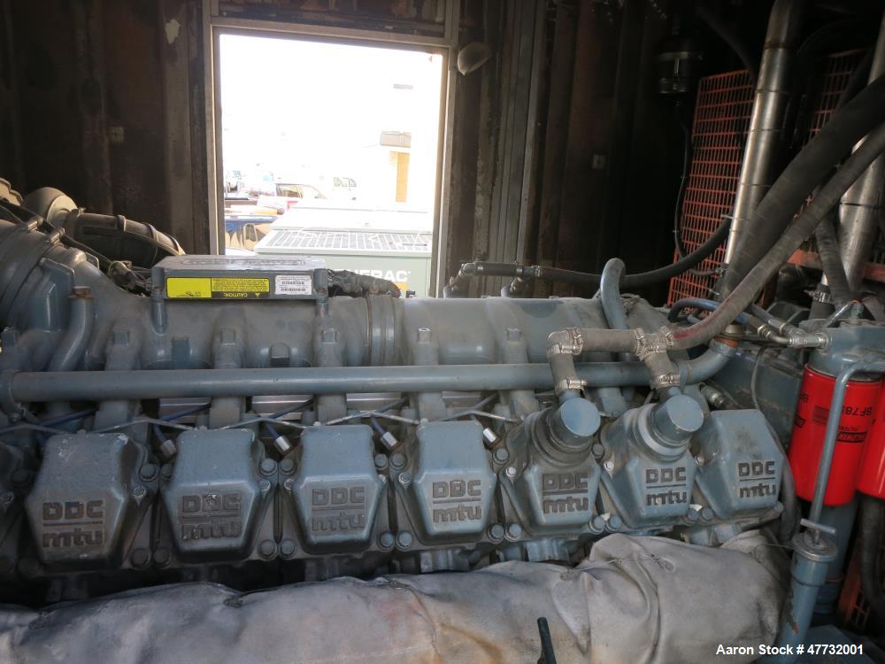 Used Detroit Diesel / MTU 1000 kW portable / trailered rental grade  gen set.