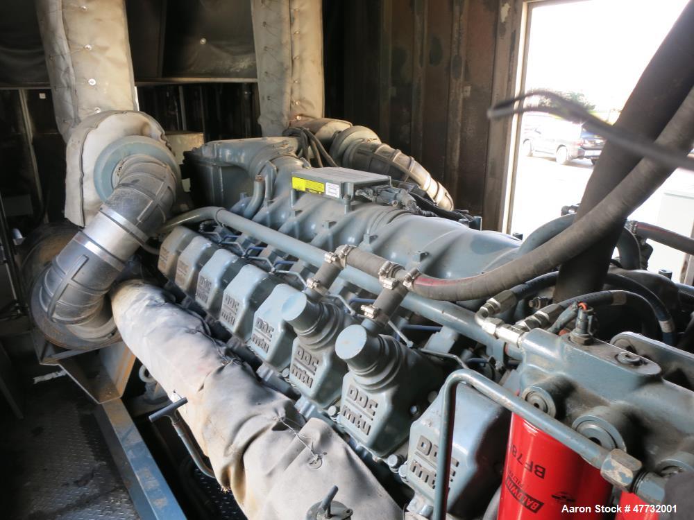 Used Detroit Diesel / MTU 1000 kW portable / trailered rental grade  gen set.