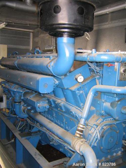 USED: MWM diesel 360 kva generator, type RHS 518 V16. Generator AEG,currently set up for 380 volts, 3 ph, 50 hz. 16 cylinder dieselengine, boxed in a 20 foot sea container, noise insulated. Lightbuil...