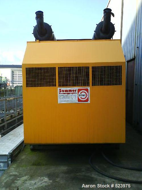 USED: Diesel generator Magirus Deutz, 330 kw, boxed in a container,includes control panels.