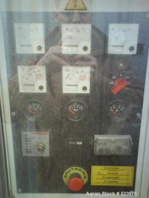USED: Diesel generator Magirus Deutz, 330 kw, boxed in a container,includes control panels.