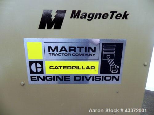 Used Magnetek 100 kW standby natural gas generator set, model RNS 1250 SN-PM078611. Ford model LSG-8751-6007-ZA engine SN-04053 L-28-RA. 3/60/208/240/480V or 1/60/120/240V. Main-line circuit breaker....