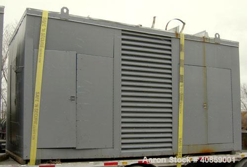 Used Detroit Diesel 750 kW diesel generator set. Detroit Diesel 16V92T engine, 1095 brake horsepower, serial #16VF006868. Marathon Electric Magna One 3/60/277/480V, 1800 rpm, model 680FDR8068GG-P282W...