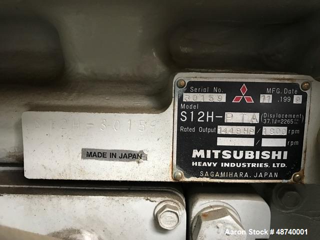 Used Mitsubishi Generator 1000 KW, Model 1000RD.