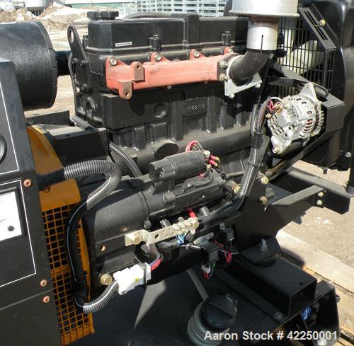 Used Mitsubishi/SDMO 30 kW Diesel Genset, 1/60/120/240V. SDMO M 150, type TM30M, SN-AVP86621-02G/1629470-07. 125 Amp. 1 hr. Yr 1999. Load bank tested at full load for 1 hour 4/9/2010.